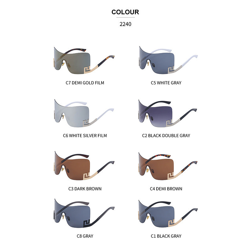 Wholesale UV Protection Personalized Frameless PC Sunglasses